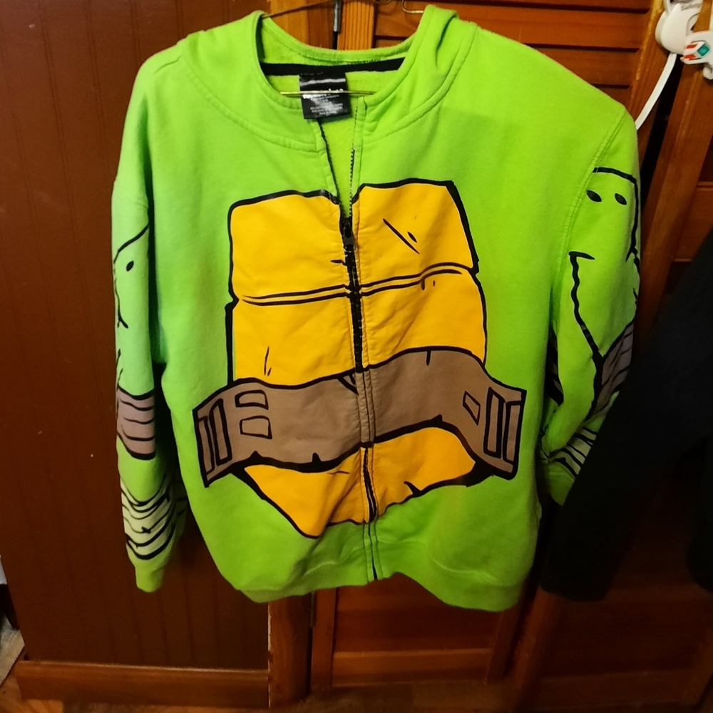Teenage Mutant Ninja Turtles Zipup Hoodie Sz L